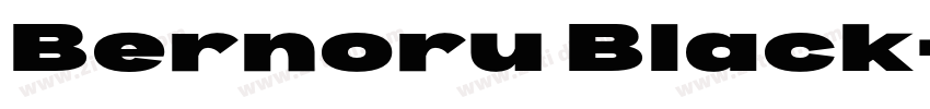 Bernoru Black字体转换